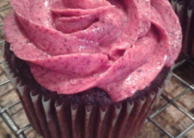 Chocolate Cherry Cupcake