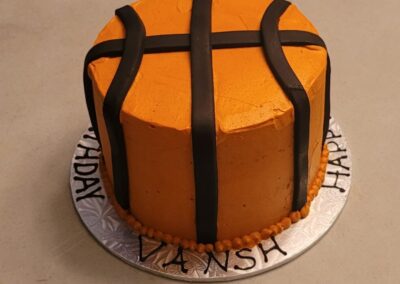 Birthday Basketball Cake